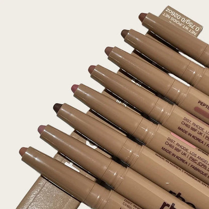 RhodeSkin Peptide Lip Shape Pen Lip Liner Long Lasting Lip Tint Pencil Pen Makeup Lipstick Powder Blusher Gloss Makeup Lipliner