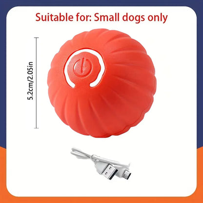 Smart Dog Toy Ball Automatic Interactive Pet Electronic Rolling USB Rechargeable Moving Bouncing for Puppy to Large Dog Chew Toy