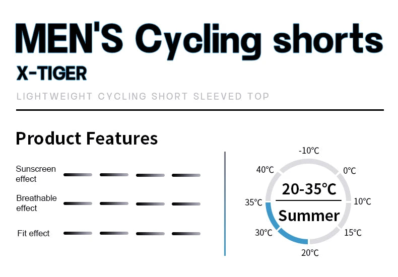 X-TIGER  Cycling Shorts Men Double Arrow Cushion Pad MTB Road Anti Slip Bike Shorts 7 Hours Ride Breathable Lycra Shorts