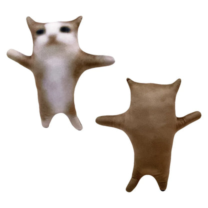 28cm Happy Cat Plush Stuffed Animal Cat 11.8inch Cute Cat Plush Interactive Cat Plush Stuffed Animal Happy Cat Kids Toys