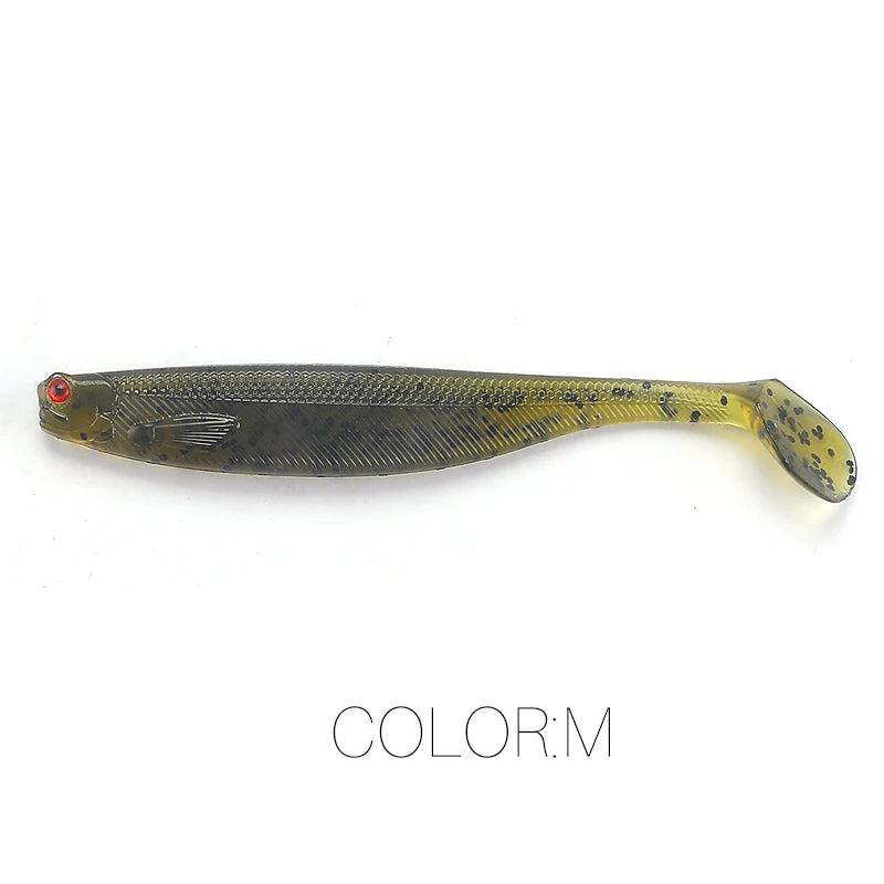 NEW Supercontinent ShadTeez T-tail 50mm 70mm 100mm Pike Zander Predator Fishing 3D Eyes Soft Lure Fishing Lures