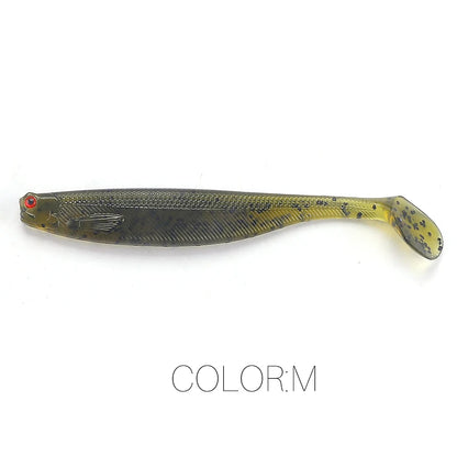 NEW Supercontinent ShadTeez T-tail 50mm 70mm 100mm Pike Zander Predator Fishing 3D Eyes Soft Lure Fishing Lures