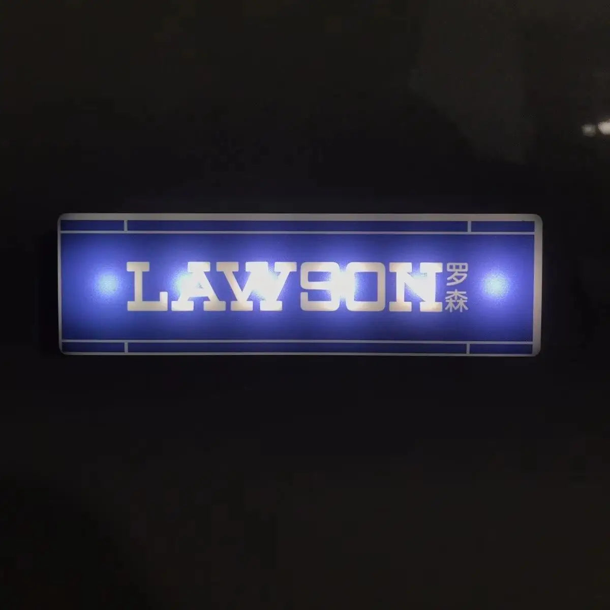 Hot Convenience Store Fridge Magnet Miniature Model Magnetic Attraction Decorate Night Light Atmosphere Light Glowing Signboard