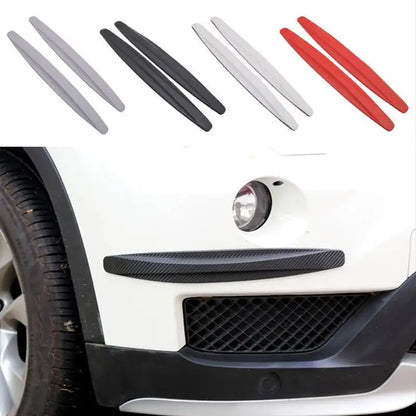 6/4 Piece Universal Front Rear Bumper Corner Protector Guard Car Anti-collision Protection Decoration Strip Car Accessories New