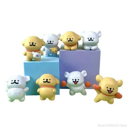 Maltese Dog Blind Box We Are The Best In World Series Cute Model Flocking Figures Childrens Toys Peripheral Gifts