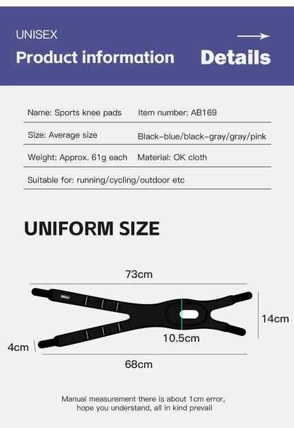 Sports Patella Strap Running Jump Rope Fitness Knee Protection Meniscus Professional Equipment Knee Protectors