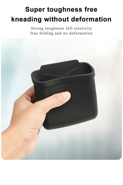 Silicone Car Storage Box For Tesla Model 3 Y S X 2017-2022 2023 Hidden Organizer Tray Bag Box Phone Coin Holder Auto Accessories