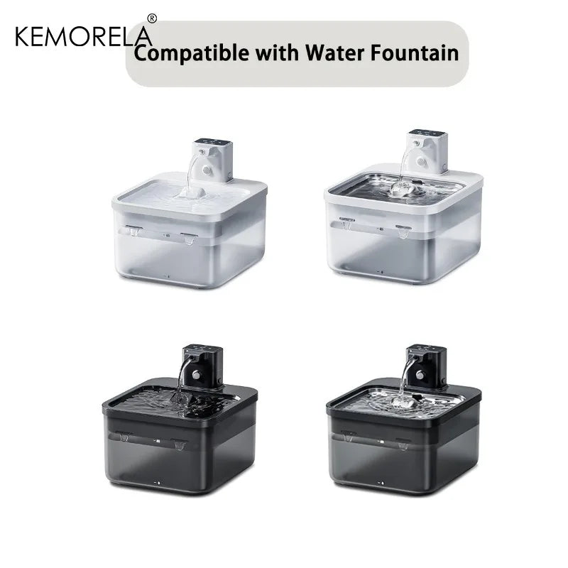 6/12PCS Cat Water Fountain Filters Replacement - with Activated Carbon Fit for Most Waterer Clean Drinking Water for Cats Pet