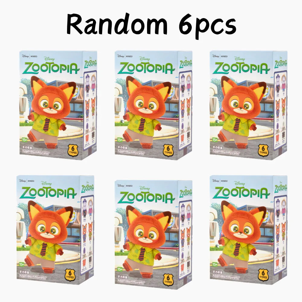 Original Zootopia2 Blind Box Nick Judy Action Figure Plush Vinyl Doll Mystery Surprise Box Anime Figures Cartoon Collection Toy
