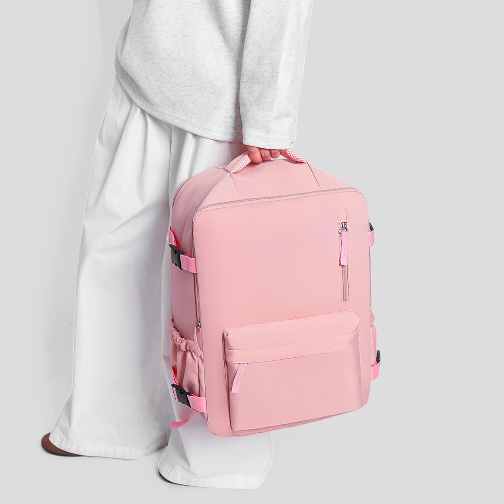 2-Piece 40×30×20cm 180 °   Full Opening Backpack Set, Large Carry-On with Tote Bag for Travel, Business, School & Daily Commuting
