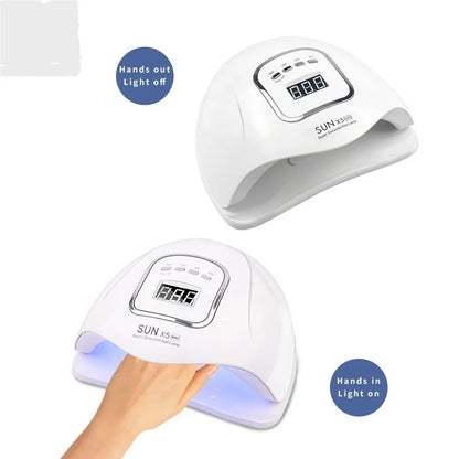 X5MAX Ultraviolet/LED Nail Lamp Drying Device - A nail polish suitable for the quick curing process in nail art and foot care