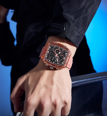 SMAEL 8109 Digital Watch Men Outdoor Sport 5ATM Waterproof LCD Electronic Male Quartz Watches for Men's Chronograph Wristwatch