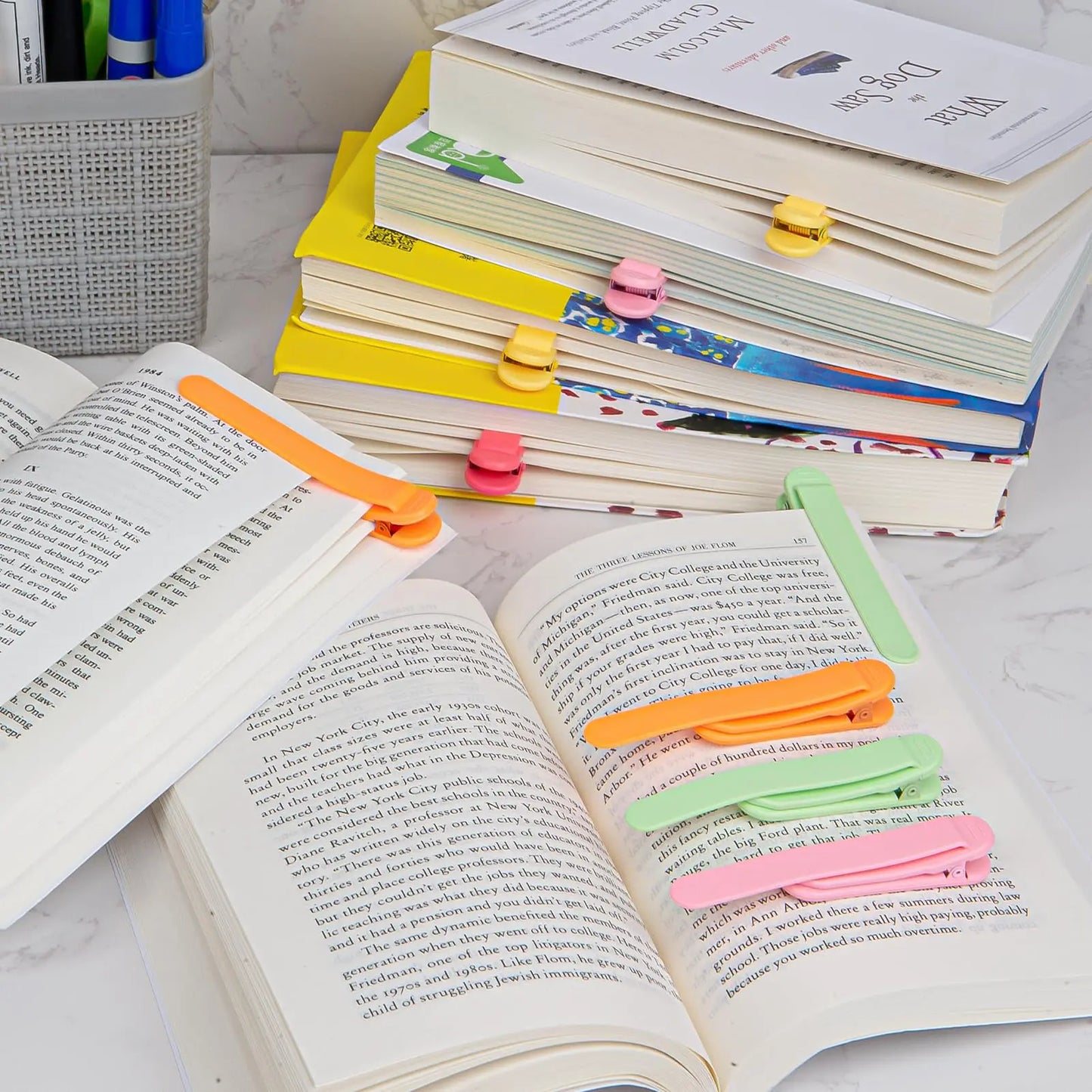 Automatic Bookmark, Silicone Reading Bookmark, Colorful Bookmark, Ideal Gift For Book Lovers, Essential Reading Accessory, For A