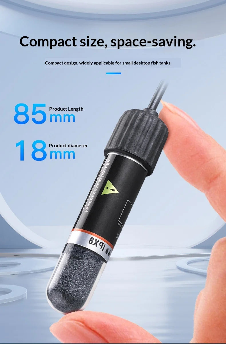 USB Mini Aquarium heating rod for Small Fish Tank 26°C Constant Temperature Aquarium Heater Submersible Thermostat Heater 10W