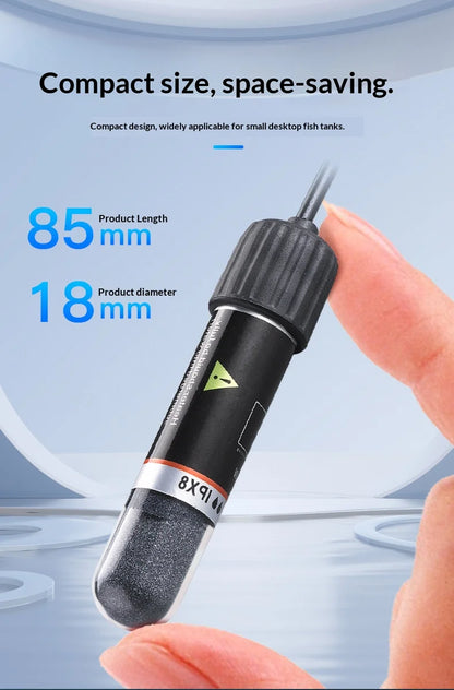 USB Mini Aquarium heating rod for Small Fish Tank 26°C Constant Temperature Aquarium Heater Submersible Thermostat Heater 10W