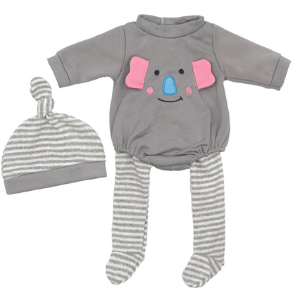 Baby Born Doll Outfits For 13-18 Inch Newborn Doll Cute Jumpers Rompers Suit+Shoes Doll Accessories Festival Birthday Gift