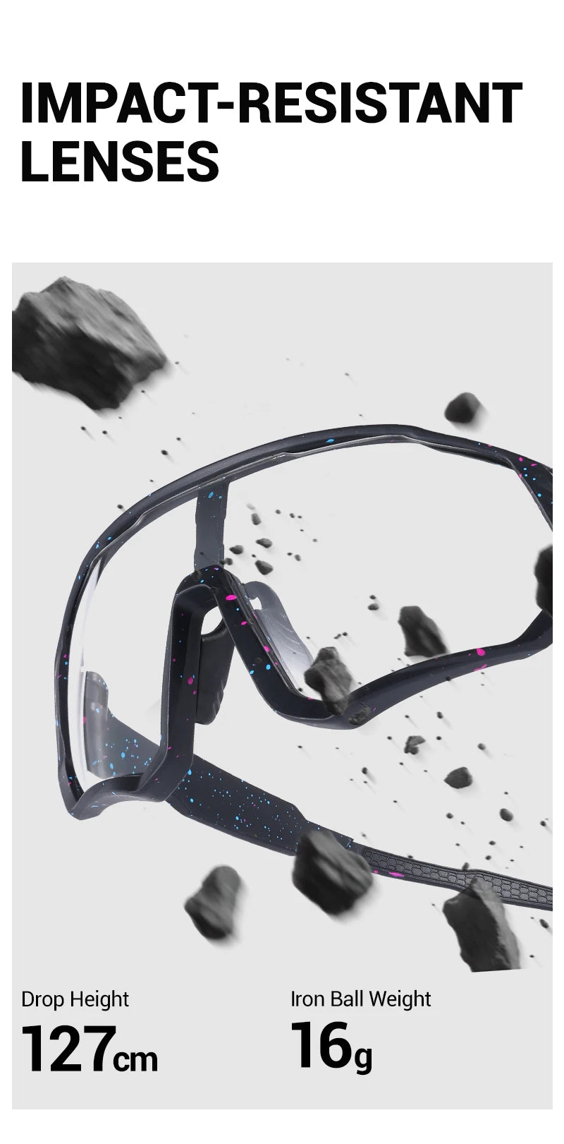 SCVCN Photochromic Cycling Sunglasses Outdoor Sports Running Drving Glasses Road MTB Bicycle Goggles  UV400 Safety Bike Eyewear