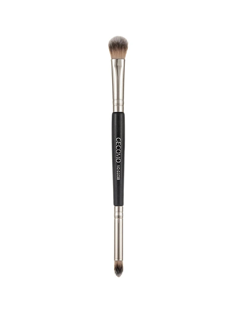 Double-headed painting eyeshadow brush novice makeup brush soft hair does not eat powder natural dizzy dye easy makeup