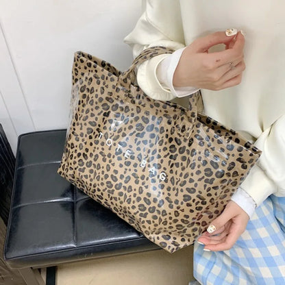 Leopard Print Women's Handbag Summer New Large-capacity Fashionable Tote Bag Fashionable Handbag Bags for Women Designer Bags