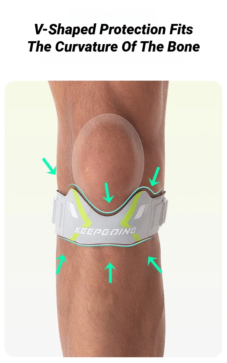 1PCS Basketball Strap Patella Band Protection Kneecap Knee Tendon Support Strape Brace Adjustable Absorption Compression Pad