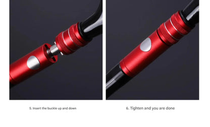 LINNHUE  Quick connector 8mm universal connector head and rod portable converter fishing gear accessories