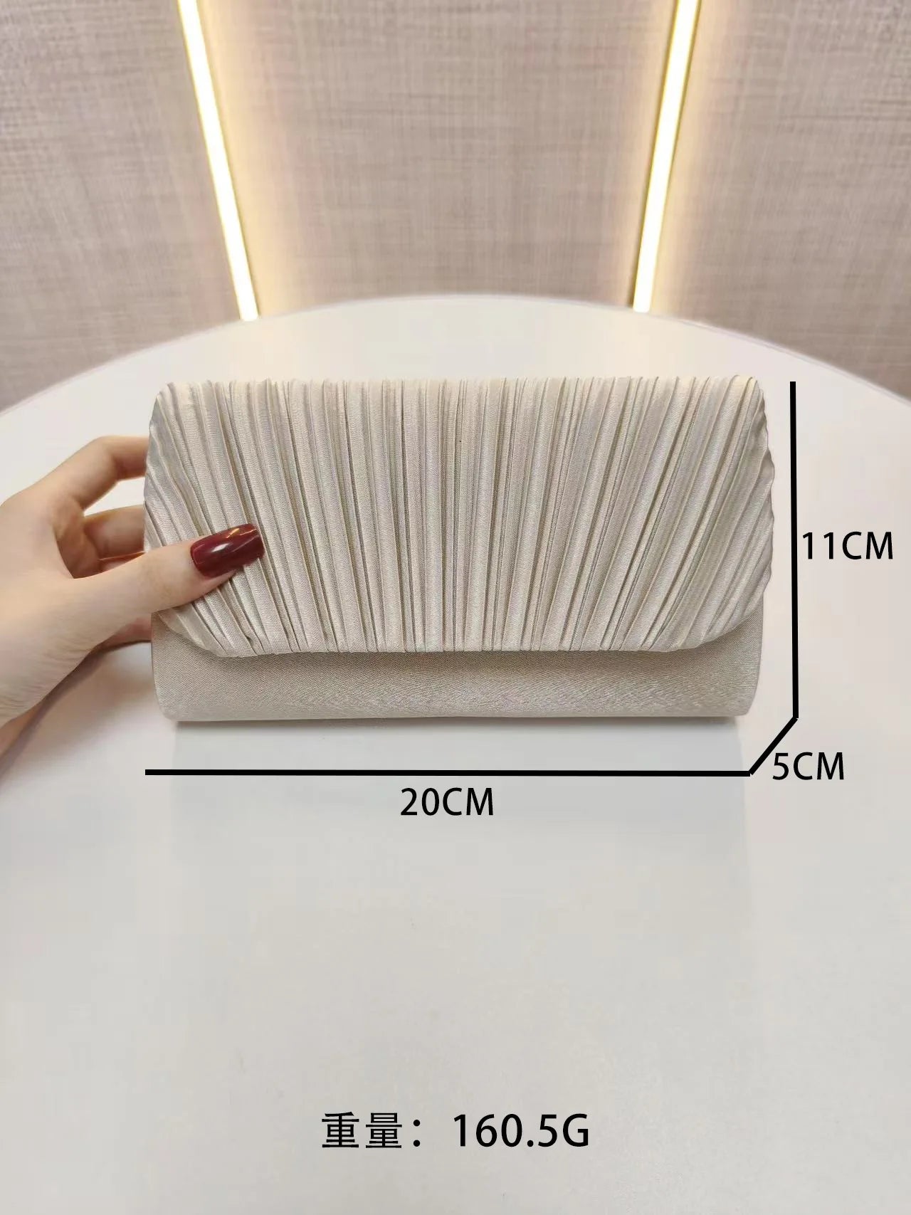 Texture Noble and Fashionable One Shoulder Crossbody Fashion Bag Party hand bag elegant luxury Fashion fold evening clutch bag
