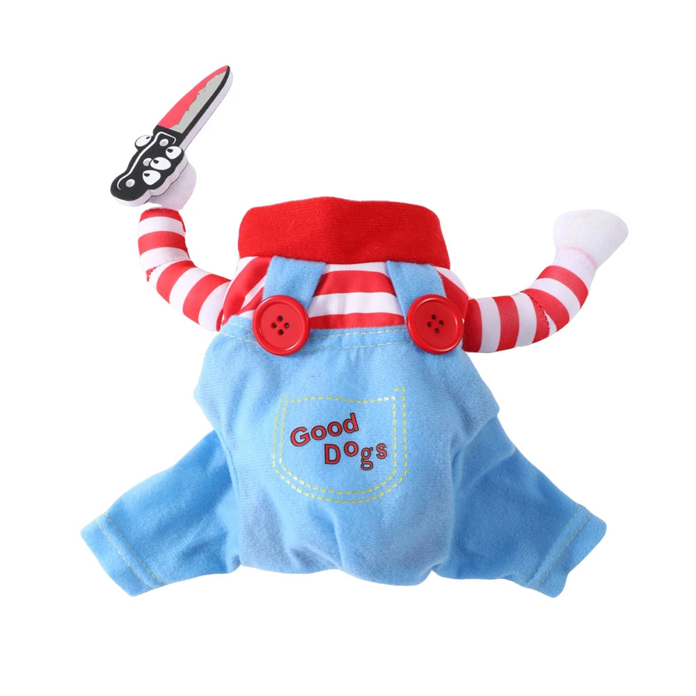 Funny Large Dog Halloween Costume For Small Dogs Cat Adjustable Pet Cosplay Clothes Cute Puppy Festival Gifts Labrador Outfits