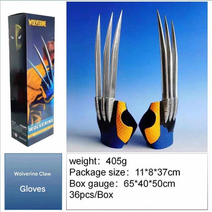 Deadpool 3 Wolverine Claw Gloves Wearable Fun Play COSplay Prop Model Ornament Figure Toy