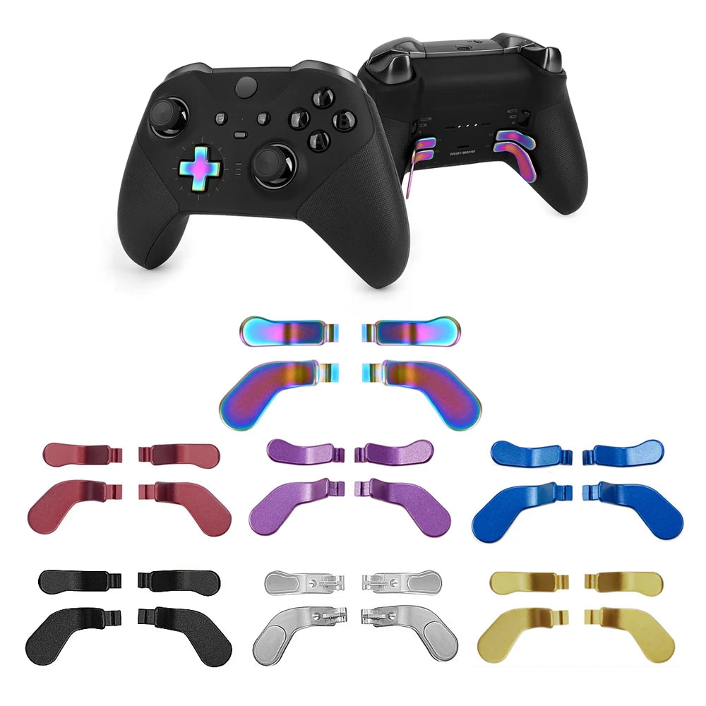 4 In 1 Metal Paddles Controller Trigger Back Button for Xbox One Elite Series 2 Controller Accessories Gamepad Parts