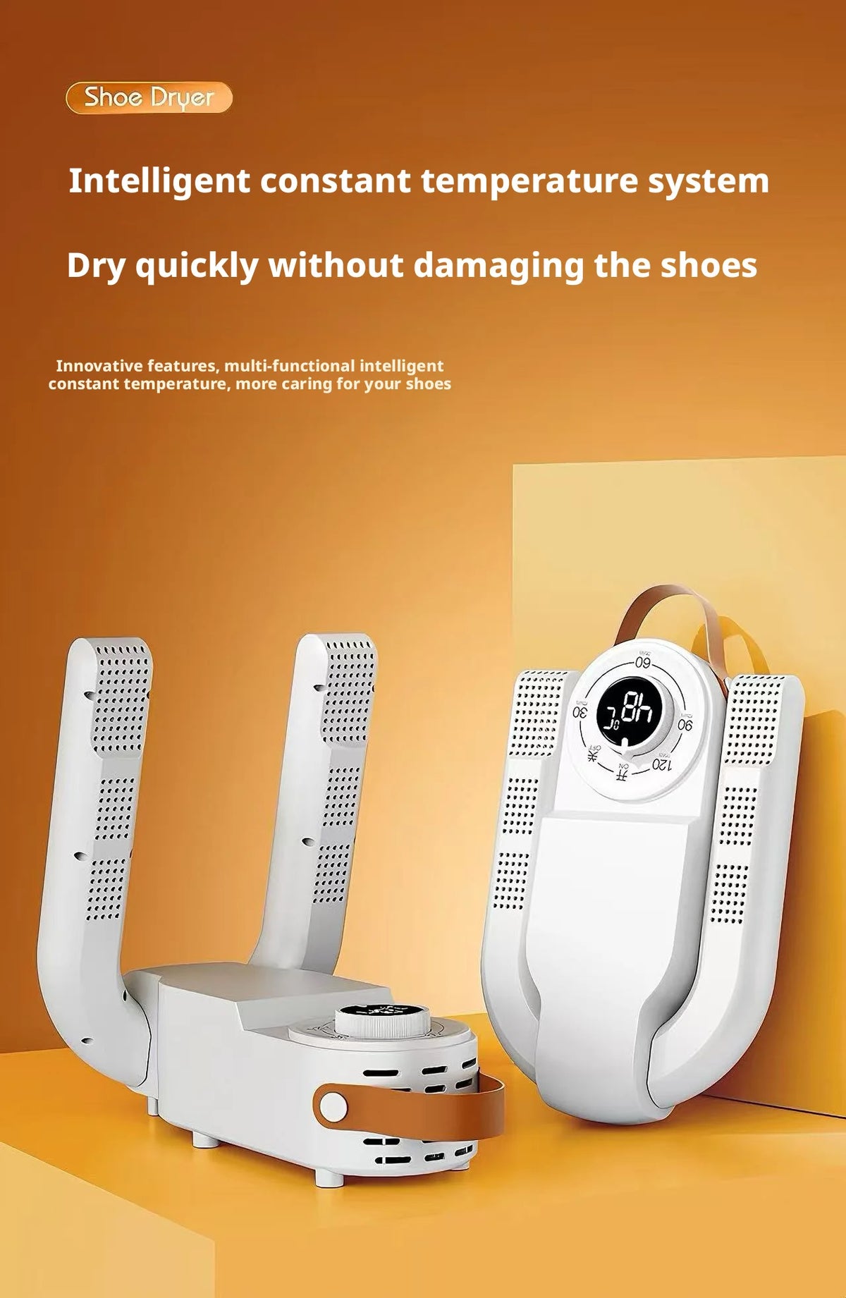 All-in-1 Smart Shoe Dryer Portable Automatic Fast Drying with Deodorization & Sterilization – Perfect for Home and Dorm Living