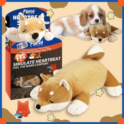Plush Puppy Heartbeat Toys, Birthday Gifts, Rich Dog Puzzle Toys, Behavior Training, 16 Christmas