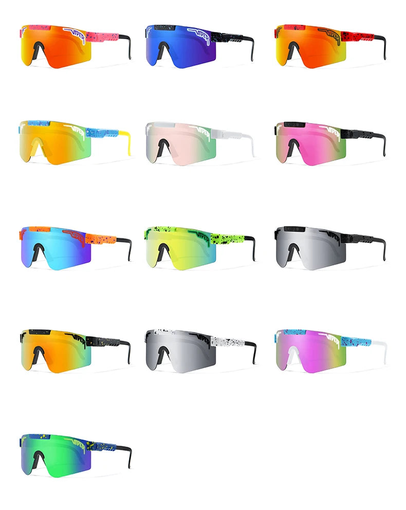 Pit Viper Outdoor Sunglasses Cycling Glasses MTB Sport Goggles UV400 Men Women Bike Bicycle Eyewear Without Box