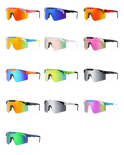 Pit Viper Teen Youth Outdoor Sunglasses Men Women Cycling Glasses MTB Sport Goggles UV400 Bike Bicycle Eyewear Without Box