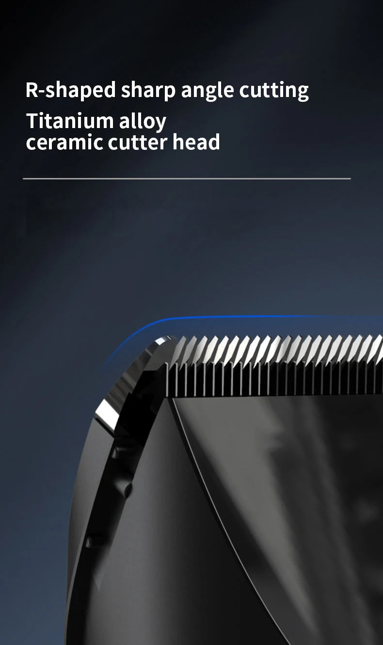 New Mijia Professional Clipper Hair Clipper 3 -Gear Adjustment  IPX7 Waterproof Hair Trimmer Machine With Charging Base