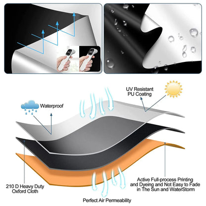 100 Blackout Windshield Sunshades Car Sun Shield Shades Sunshade Covers Summer Magnetic Side Window UV Protection Front Rear