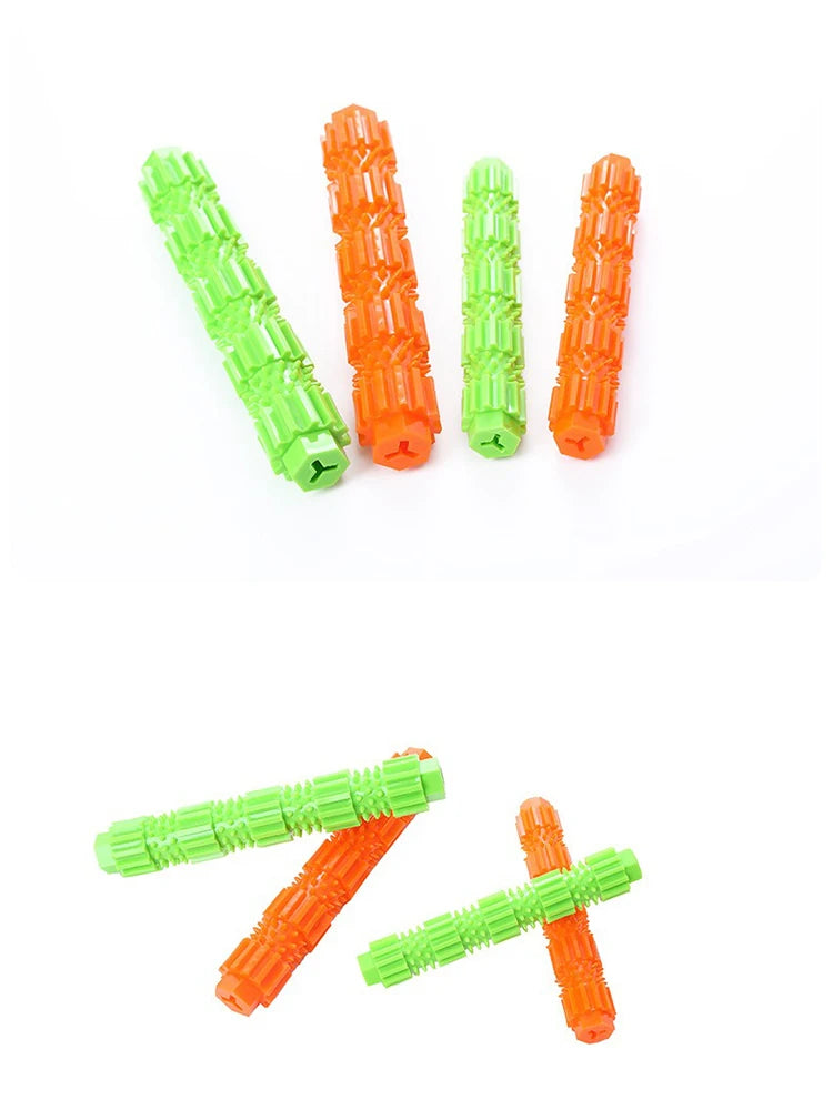 Dog Toy Indestructible Pet Dog Chew Toy for Aggressive Chewers Treat Dispensing Rubber Teeth Cleaning Squeaking Rubber Dog Toy