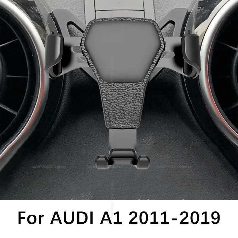 Car Mobile Phone Holder Air Vent Mounts Stand GPS Gravity Navigation Bracket For Audi A1 Sportback 8XA 8XF 2011-2019 Accessories