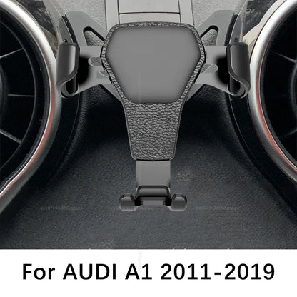 Car Mobile Phone Holder Air Vent Mounts Stand GPS Gravity Navigation Bracket For Audi A1 Sportback 8XA 8XF 2011-2019 Accessories