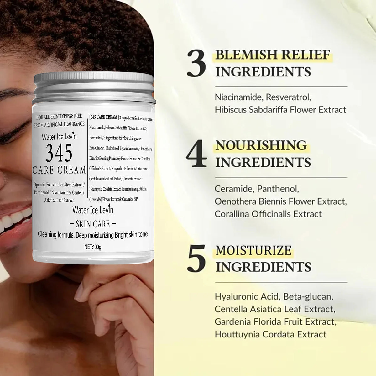 Body Cream, Rich in Retinol and Collagen, with Soothing Properties That Nourishes and Moisturizes the Skin, Deeply Penetrates and Locks in Moisture, Gentle and Non-Irritating