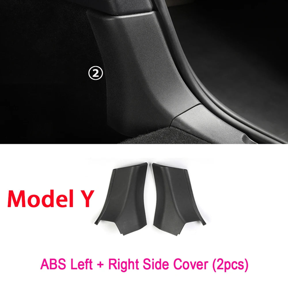 Rear Trunk Bumper Protector Guard For Tesla Model Y Juniper Launch Accessories 2025 2026 Trunk Threshold Sill Cover Mat Plate