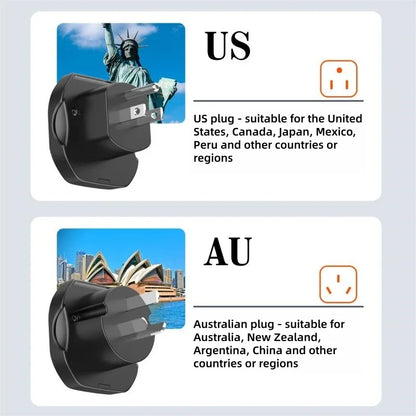 LDNIO Z7 Universal Outlet EU UK AU US KR Plug Converter Home Travel Socket Adapter Compatible With 200+ Countries Portable Trip