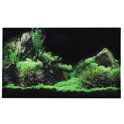 Aquarium Background Sticker Fish  Sticker Aquarium Fish  Seafloor Water Grass Background Decoration Painting PVC Sticker