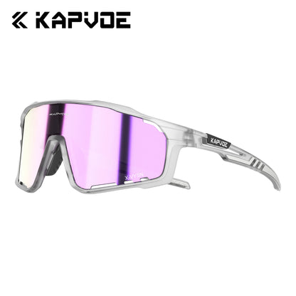 Kapvoe Cycling Glasses MTB Riding Running Sunglasses UV400 Skiing Fishing Climbing Goggles Man Woman Bike Bicycle Eyewear