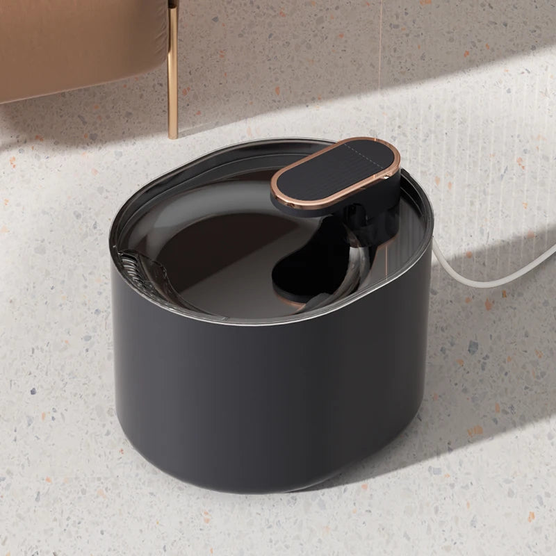 3L Cat Water Fountain with Motion Sensor Automatic Dog Water Dispenser with LED Light Ultra Silent Pet Drinking Water Fountain