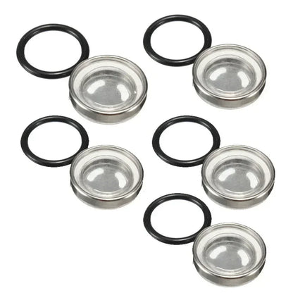 Motorcycle Upper Pump Master Cylinder Brake Pump Oil Window Mirror Sight Glass Rubber Gasket 18mm 14mm 12mm