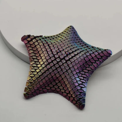 3D Printed Articulated Starfish Stress Relief Toy Flexible Fidget Toy Movable Joints Decompression Toy Marine Animal Desk Decor