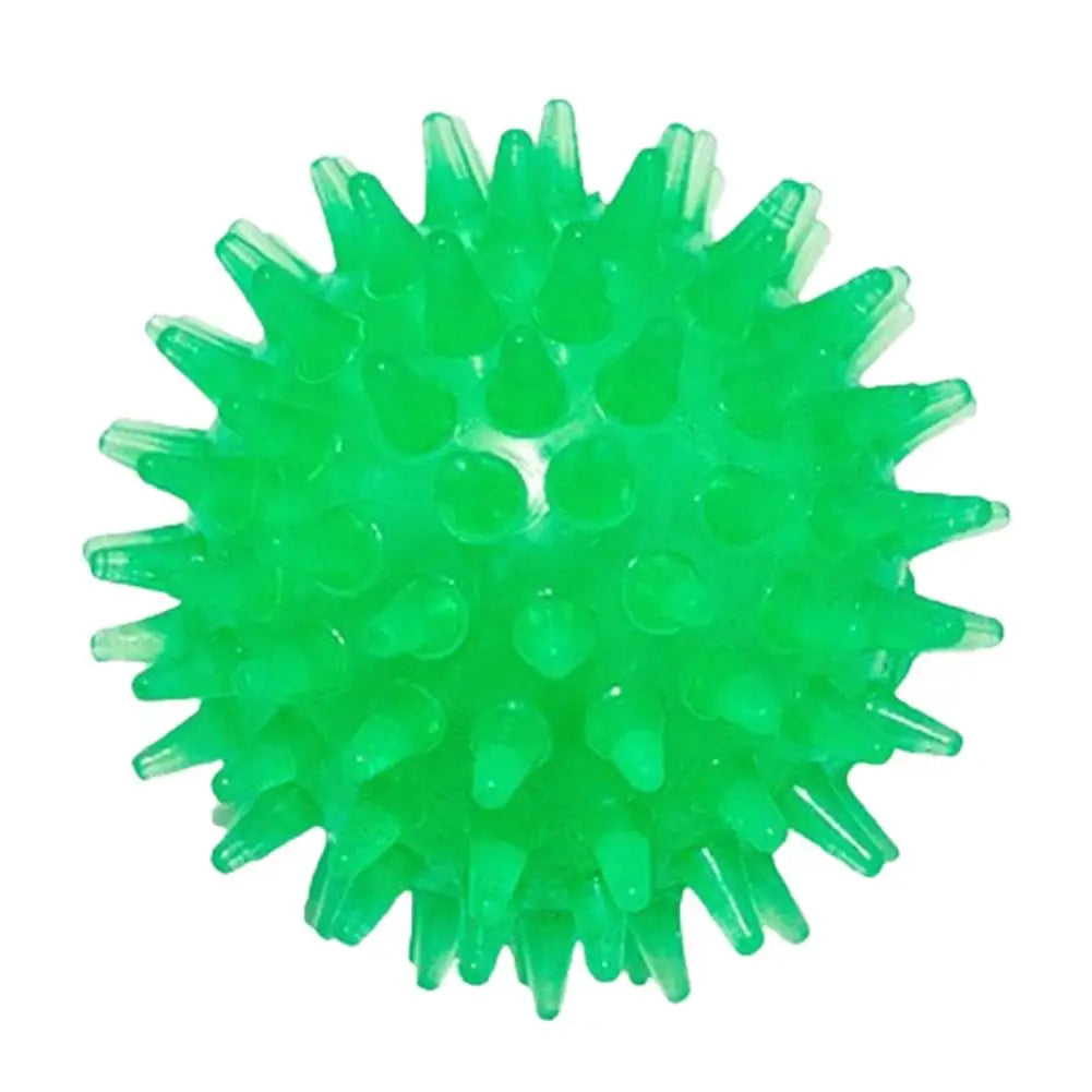 Pet Dog Toys Cat Puppy Sounding Toy Polka Squeaky Tooth Cleaning Ball TPR Training Teeth Chewing Toy Thorn Balls Pet Accessories