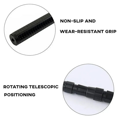 Retractable Landing Fishing Net 190cm Aluminum Alloy Telescopic Fishing Net Foldable Sea Mesh Brail For Carp Fly Fishing