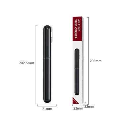 Portable Handheld 2-in-1 Air Pressure Wine Opener with Air Pump And Cork Remover Foil Cutter Compact Desktop Cicerone for Party