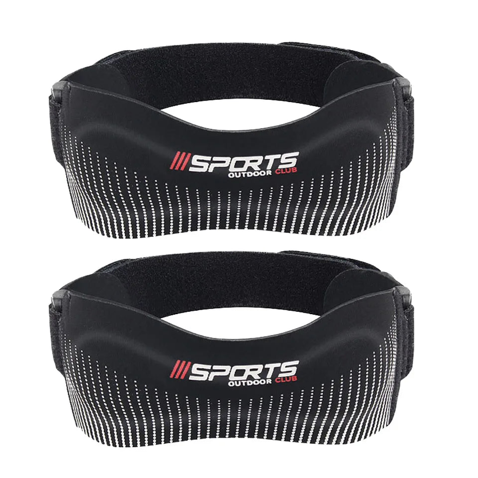 GOBYGO 2Pcs Patella Strap Outdoor Sports Running Shock Absorption Jump Rope Compression Knee Pads Adjustable Knee Sleeve Unisex